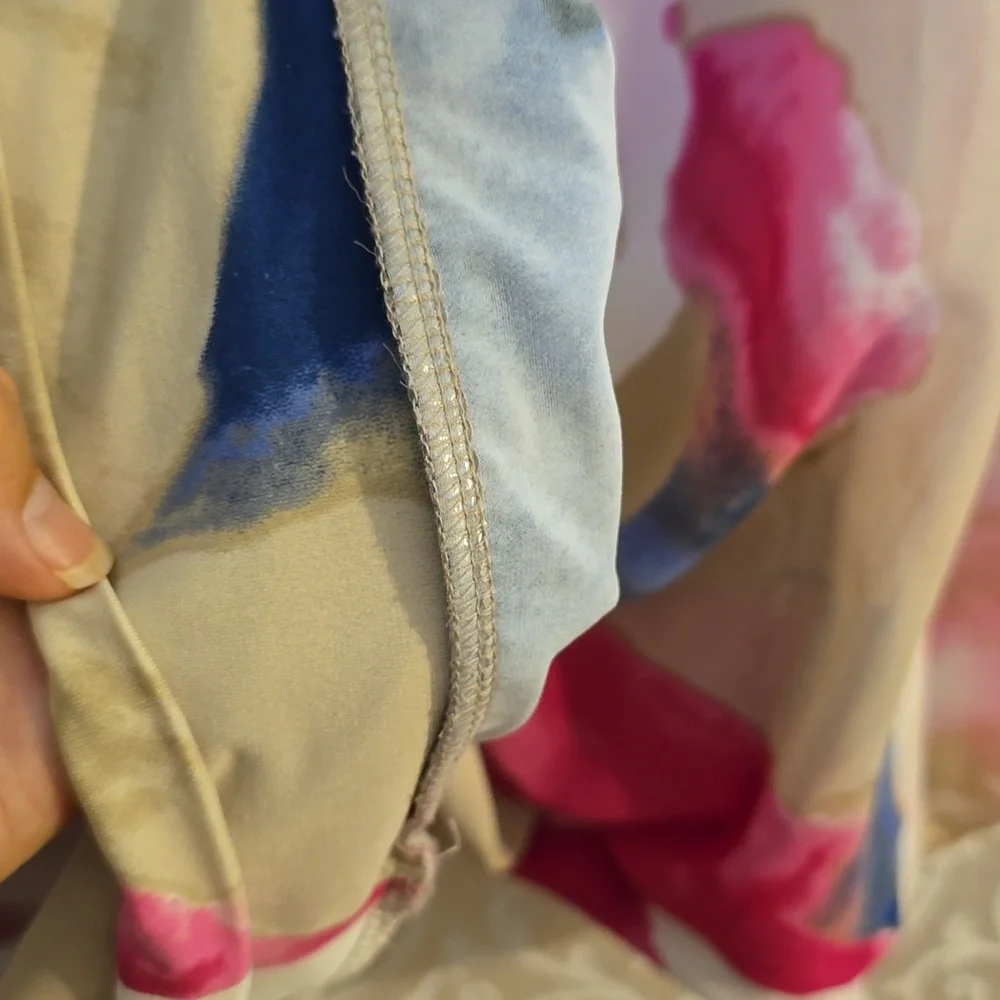 Alfani Pink and Blue Floral Blouse - Picture 6 of 6